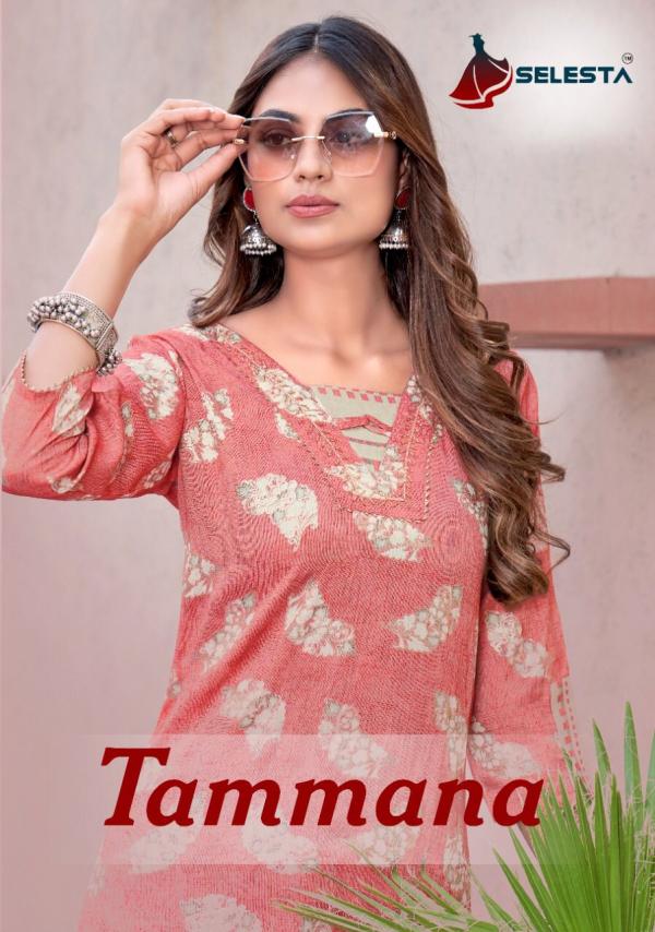  Selesta Tammana Print Designer Exclusive Kurti Collection